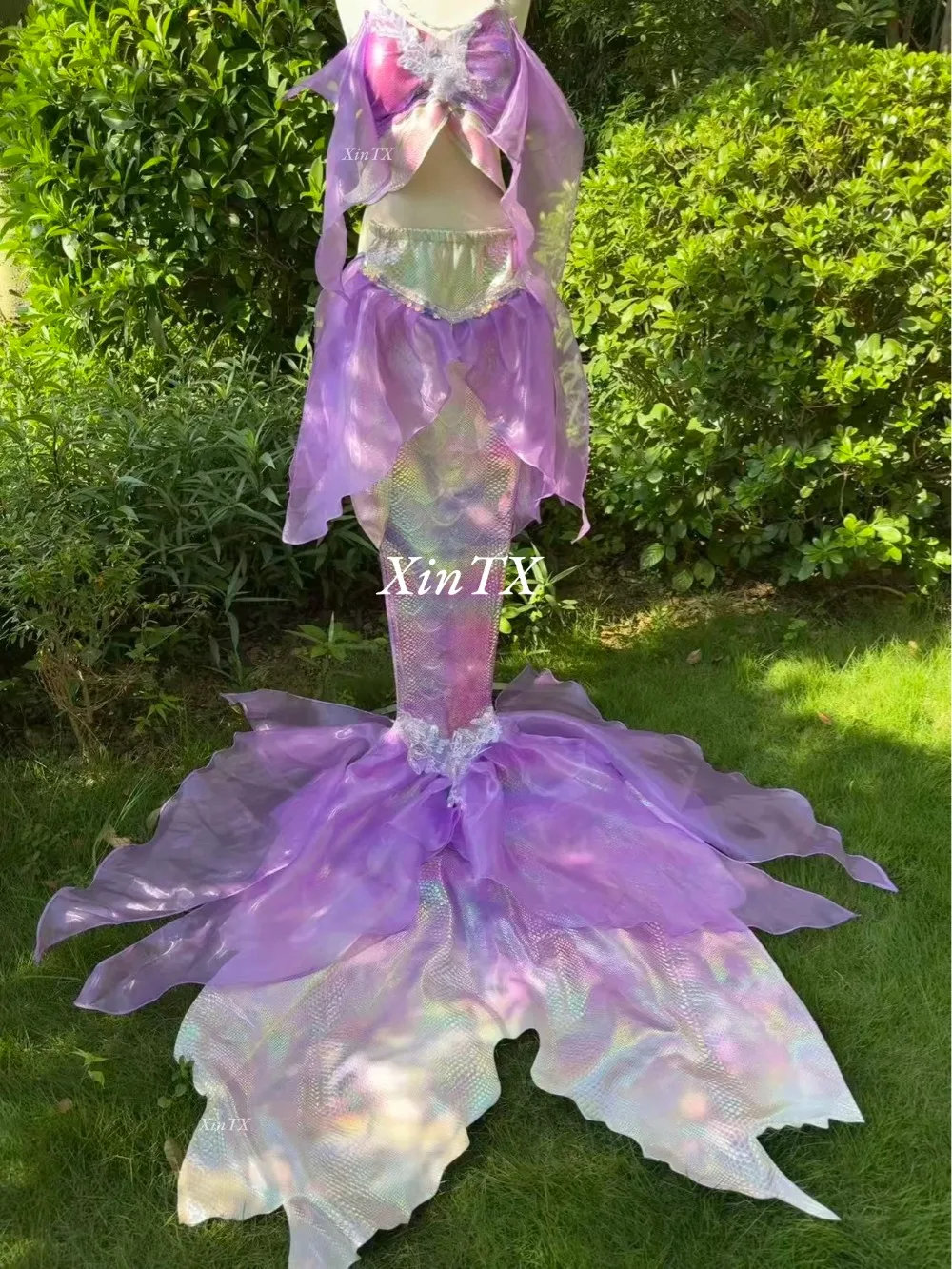 

Gold-foil mermaid tail adult mermaid skin oceanarium photoshoot mermaid performance costume, swimsuit diving dreamy