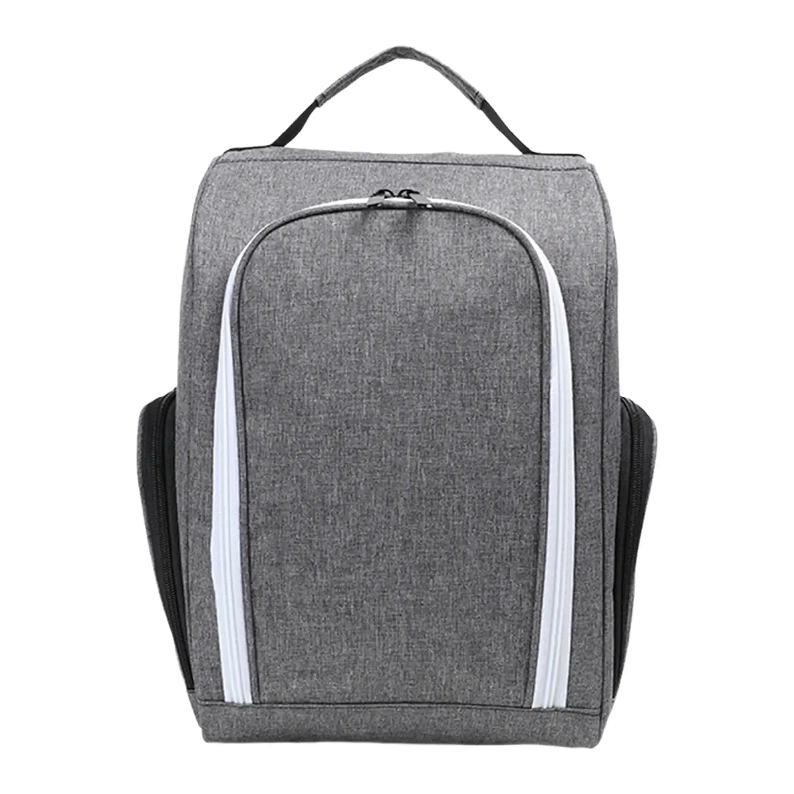Golf Shoe Bag Organizer Lightweight Breathable Portable for Travel Storage Bag Pouch with Double Outside Pocket for Golf Sports