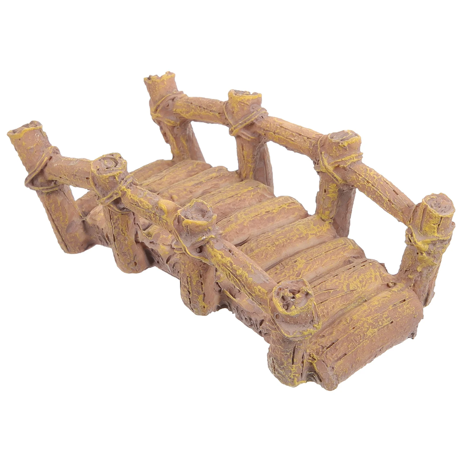 Decoração de Ponte Pequena em Resina para Mesa de Areia, Micro Paisagismo, Decoração Interna e Externa, Ornamento Artesanal de Mini Paisagem