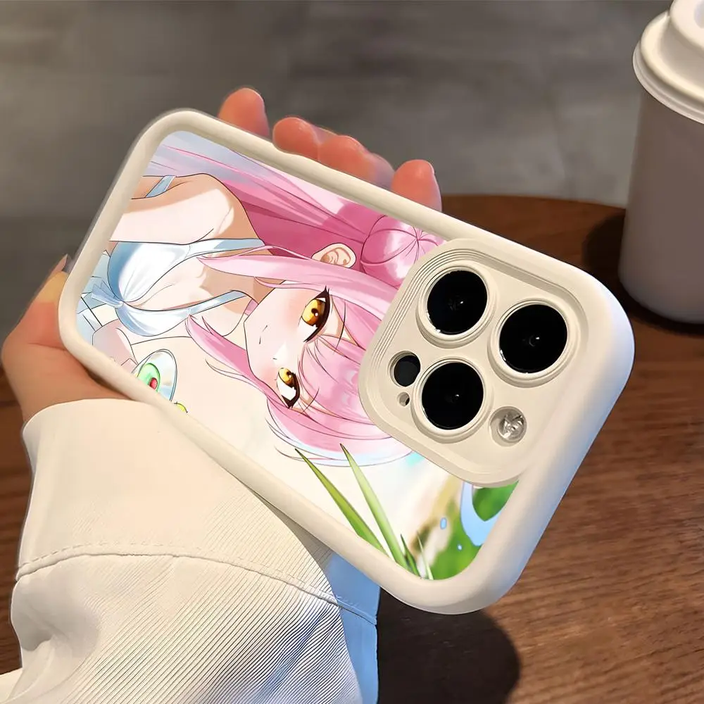 

Синий архив Misono Mika Чехол для телефона для iPhone 17, 16, 15, 14, 13, 12, 11 Air Pro Max Plus, утолщенный цветной чехол из ТПУ, чехол для смартфона