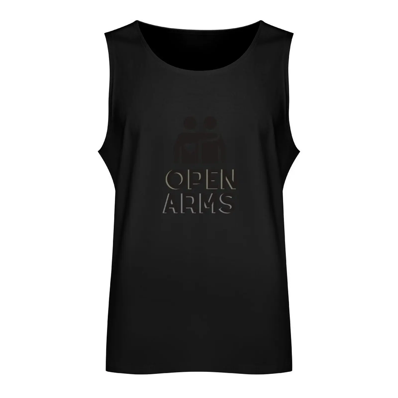 Open Arms Tank Top T-shirt sports sleeveless shirt man gym summer clothes man 2024 Men's gym articles