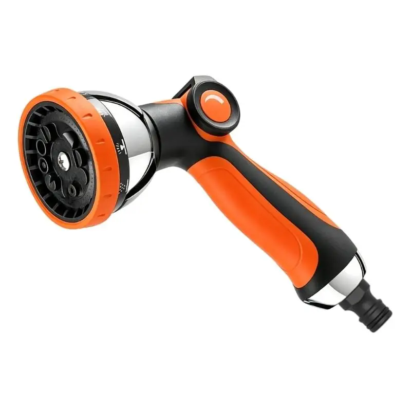 Wasserschlauchdüse, multifunktional, zum Reinigen, Bewässern, mehrere Handsprüher, leichter, robuster Schlauchsprüher D2RD – Detail 10