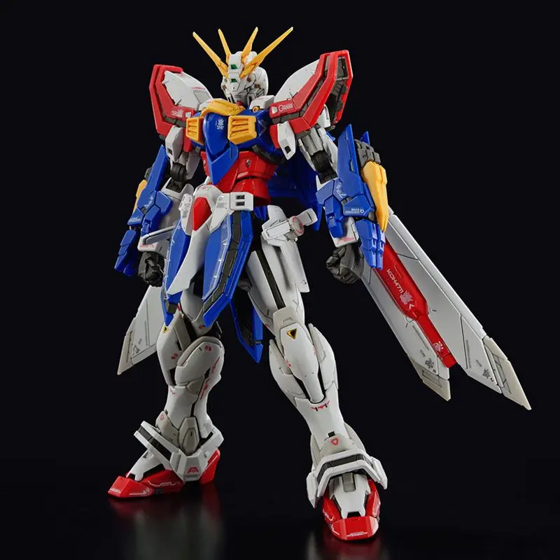 

Bandai Rg 1/144 God Gundam Shenwei God Gundam King of Red Hearts Domon Сборная модель в подарок Mecha Warrior Фигурка Развивающая игрушка