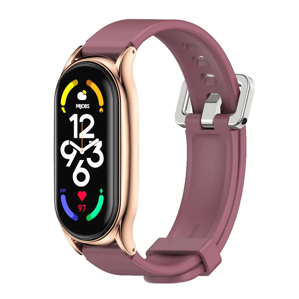 Silikonowe paski do opaski Mi Band 9 8 7 6 Bransoletka na nadgarstek do opaski Mi Band 5 Pasek na nadgarstek do opaski Xiaomi Mi Band 4 3 Correa do Miband 6 7 8