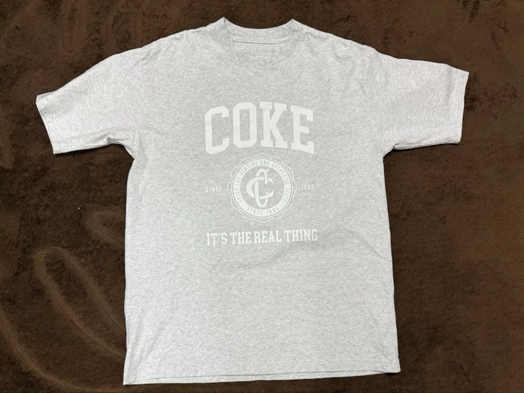 IT'S THE REAL THING COKE Logo Heritage Fashion Trend Brand T-Shirt Cotton Graphic Tee Men Women Summer Streetwear