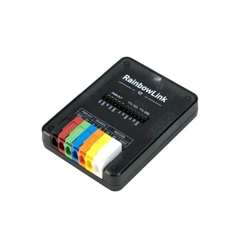 convertidor-usb-a-serial-aislado-de-4-canales-rainbowlink-v2-rs485-rs232-dual-ttl-con-fuente-de-alimentacion-integrada-de-12v