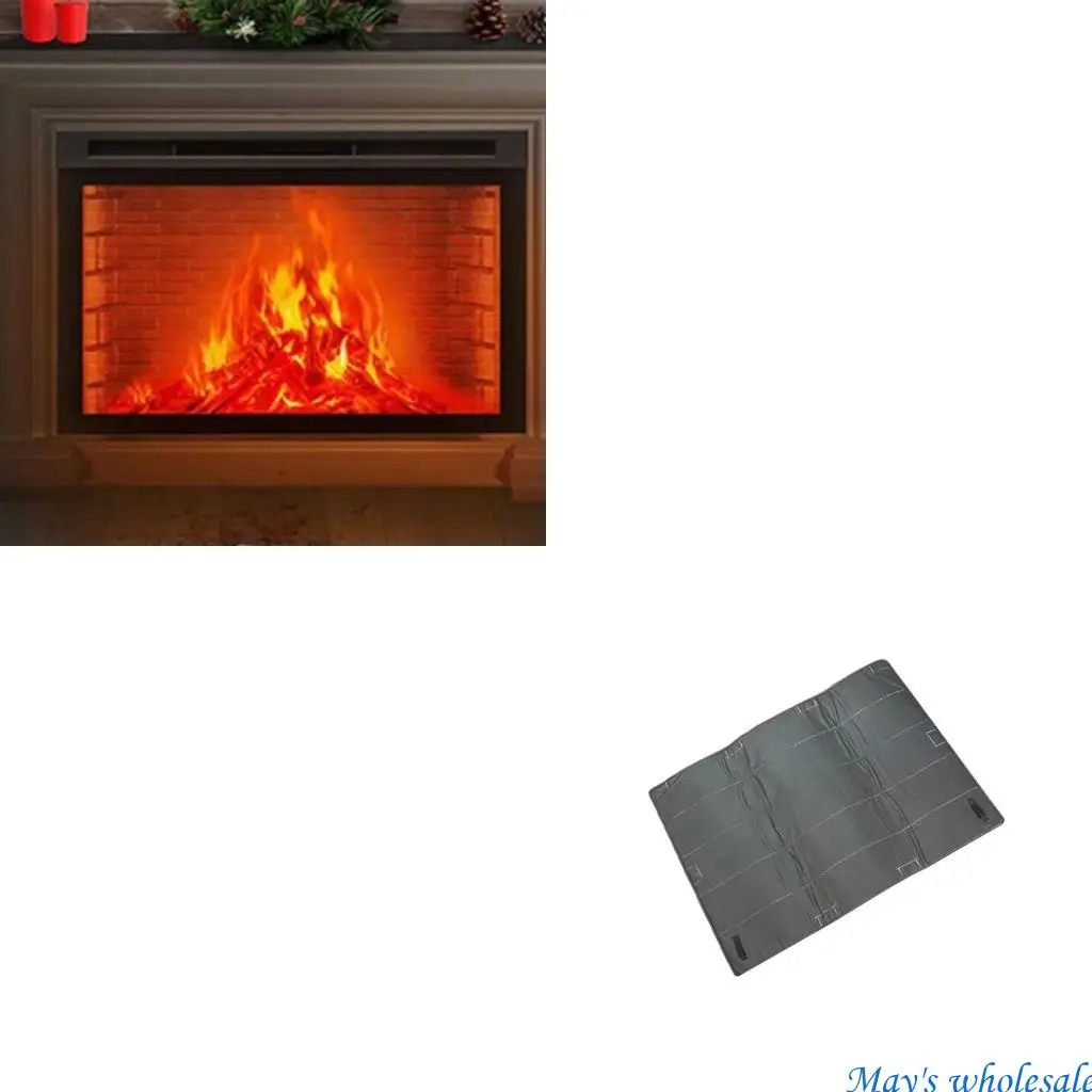 

2 Sizes Fireplaces Blocker Blanket Stops Overnight Heat Loss-Fireplaces Draft Stoppers-Fireplaces Cover for Save Energy 448A
