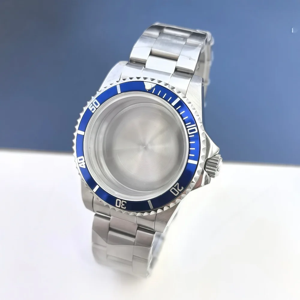 39.5 ملم NH35 إكسسوارات الساعة حافظة عتيقة، NH35، NH34، NH36 حركات، مادة الفولاذ المقاوم للصدأ، إطار ألومنيوم، زجاج مستدير