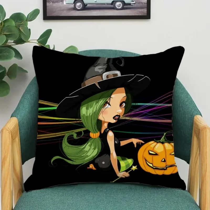 The Witch Is In Decorative Pillowcases, Custom Pillowcases, Sofa Cushion Cover, Luxury, 45x45