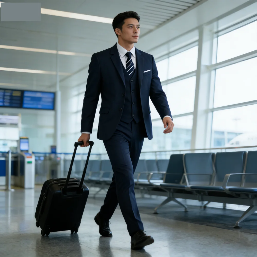 

3 Piece Men's Terno Formal Suit with Regular Jacket Vest Pants for Wedding Party Casual Occasions