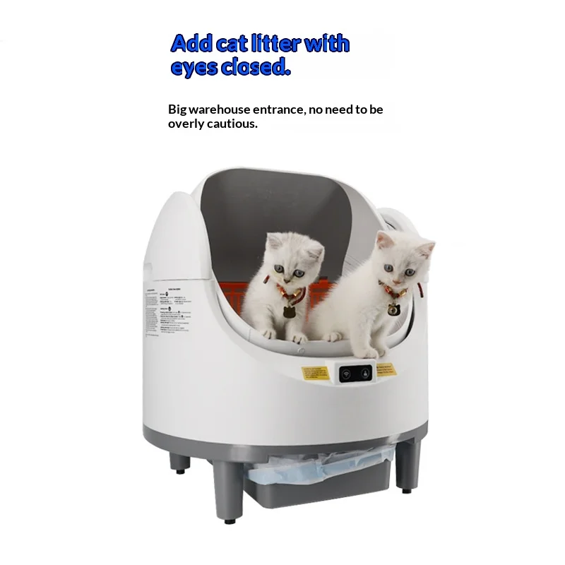 Bandeja de arena inteligente para gatos de interior autolimpiable - imagen 3