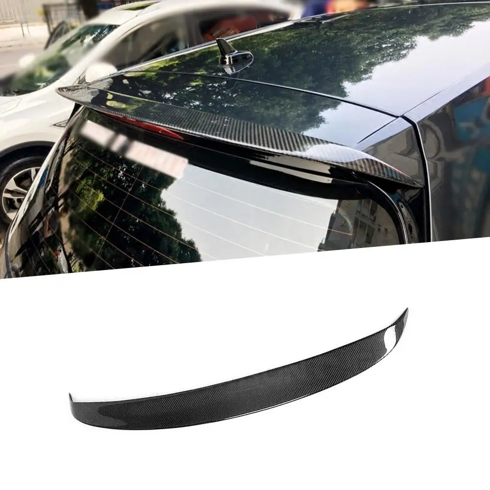 

Rear Roof Spoiler Trunk Window Wings for Volkswagen VW Golf 7 VII MK 7 Standard Rline 14-2017 Not For GTI and R Carbon Fiber FRP