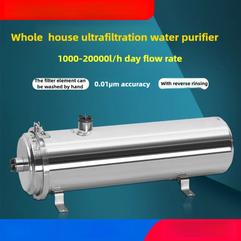 Whole House Water Filter Purification System,304 Stainless Steel Water Purifier Filter  Reduces Sediment, Chlorine ,Odor,Scale