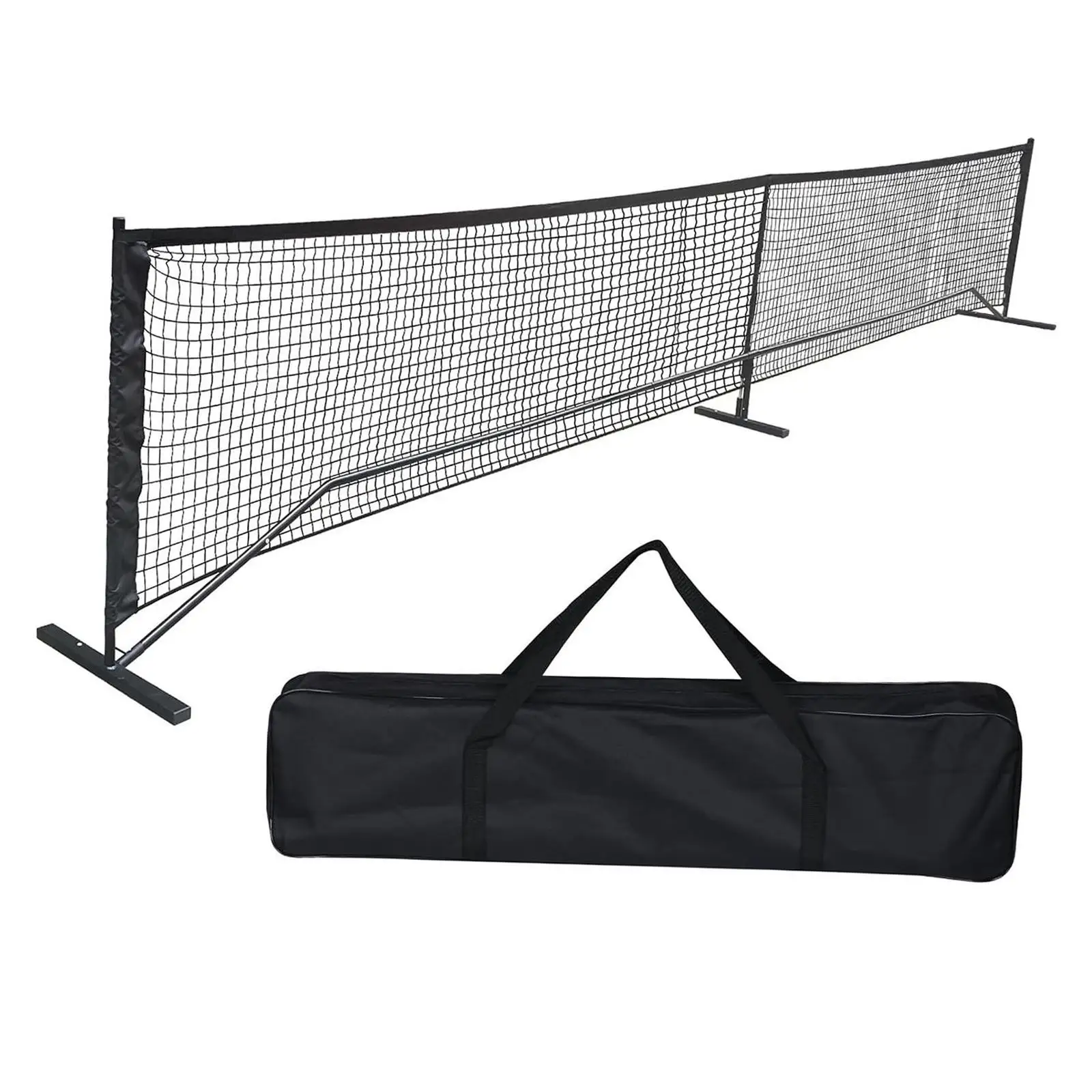 

Portable Pickleball Net Set 22 Feet Pickle Ball Game Net for Public Playground Indoor Outdoor Lawn Backyard Pickleball Training