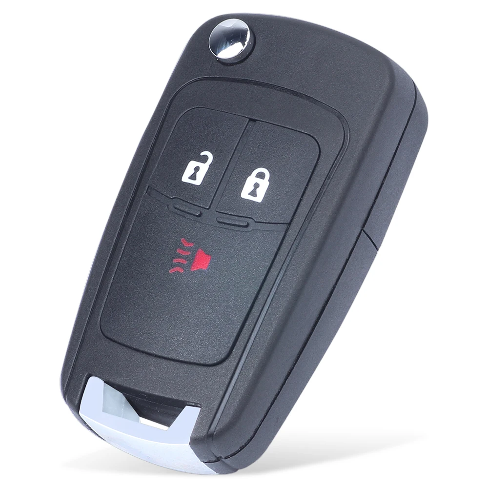 DIYKEY OEM GM94543201 for Chevrolet Spark 2013 2014 2015 2016 Flip Remote Key FOB 3 Button 315MHz 433Mhz NO Chip / 8E/ID46 Chip