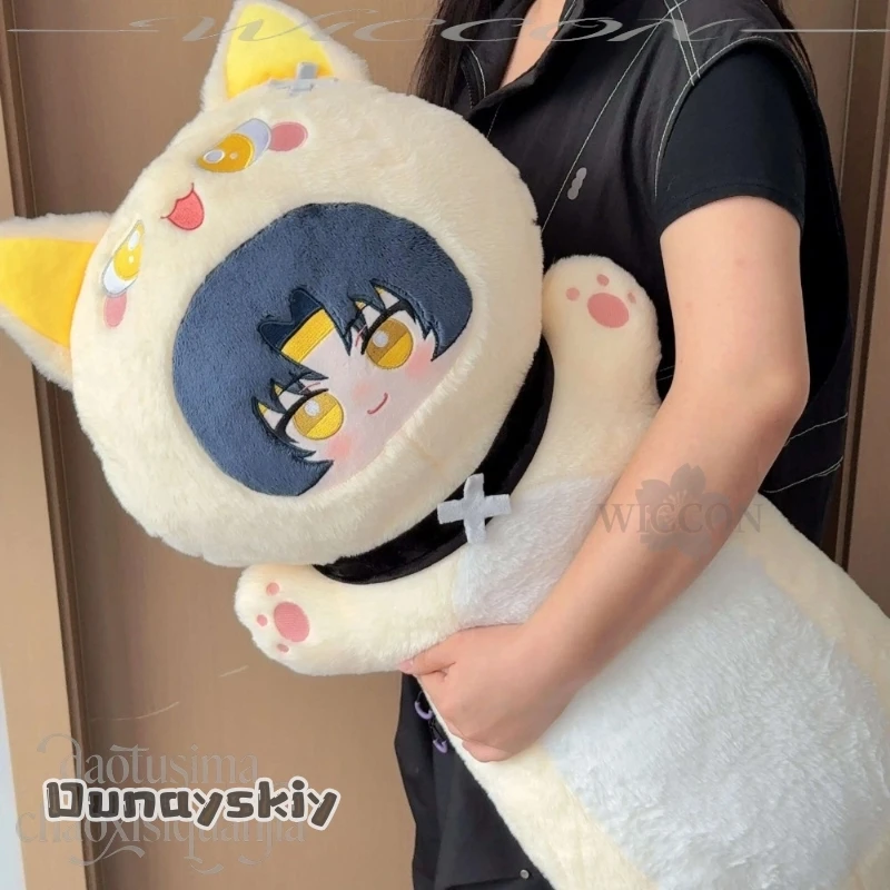 Asaba Harumasa 80cm Cute Long Cushion Stuffed Anime Throw Pillow Sofa Bed Back Cushion Home Gifts Cosplay Game Zenless Zone Zero - view 2