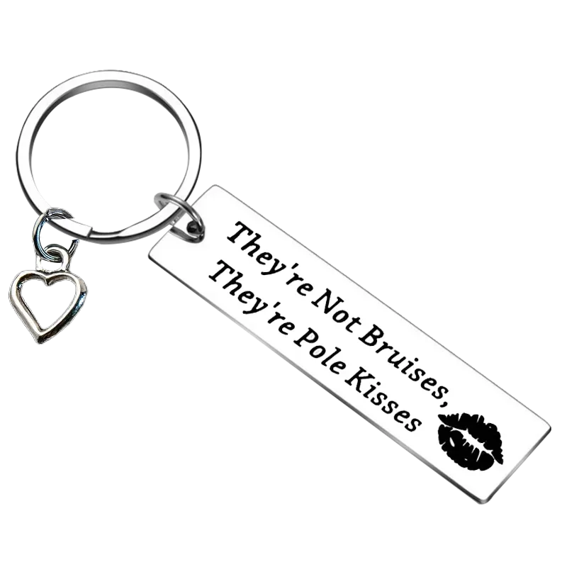 Hot Pole Dancing Keychain Pole Dancer Jewelry Key Rings dance teacher Gift thank you gift