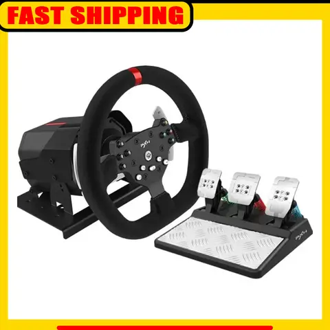 Pxn V10 volant contrôleur de jeu filaire Force 900 Rotation jeu volant pour Ps3/Ps4/Switch/Xbox homme cadeaux personnalisés