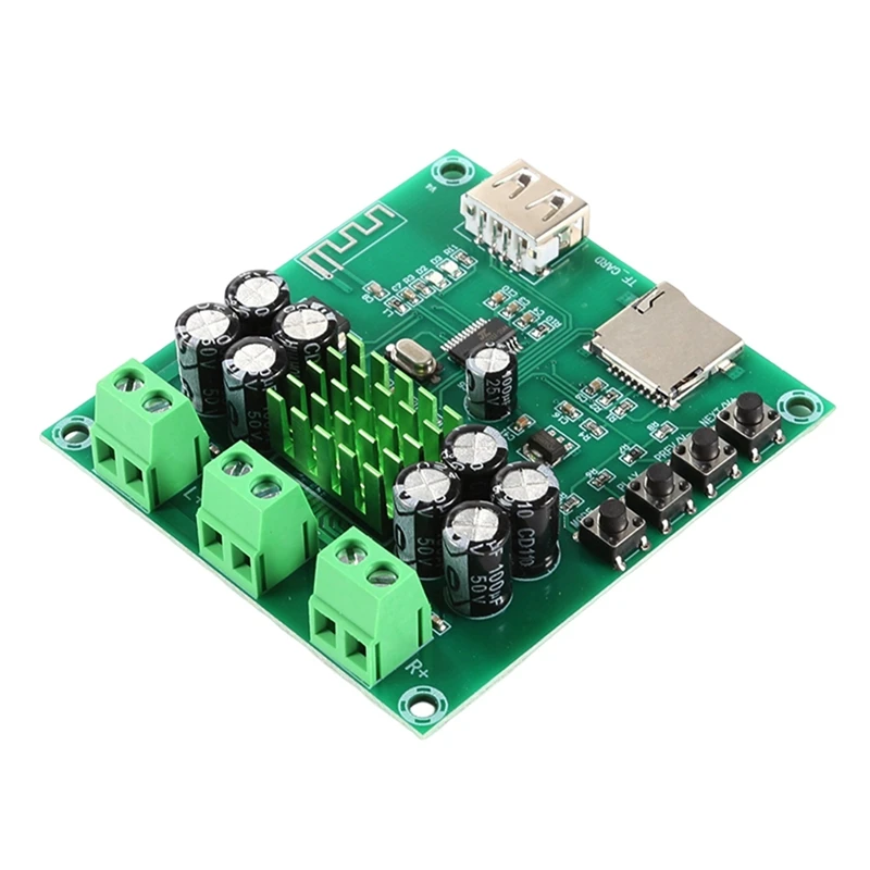 XH-M422 Bluetooth Amplifier Board Module TPA3116D2 Integrated Bluetooth F-Card Playback Amplifier Board Dual 50W Module Durable