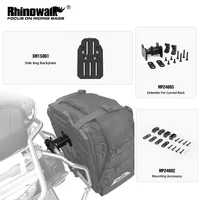 Accesorios de bolsa lateral Rhinowalk para MJX2004 para instalar la bolsa para adaptarse al extensor de estante curvo irregularmente evitar instalar el tubo de escape