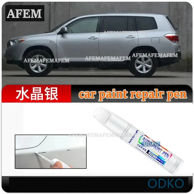 For Toyota Highlander Refinish Pen Platinum Pearl White Car Paint Scratch For Toyota Highlander Dazzling Crystal Black Spot Pen