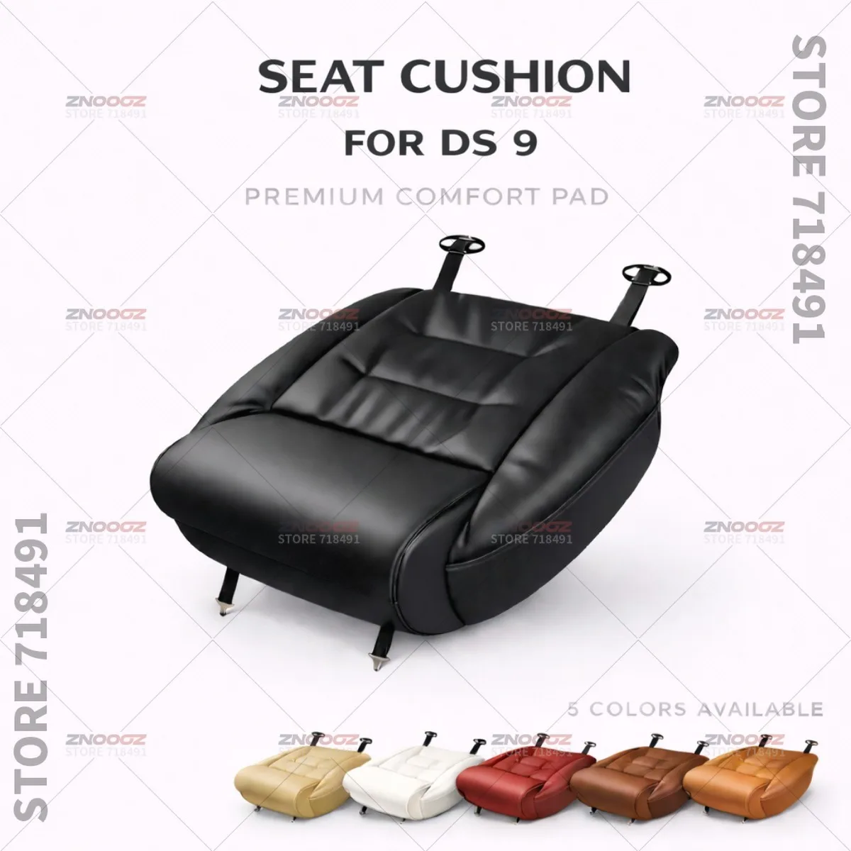 

Car Seat Leg Support Extension Seat Cover Memory Foam Extender Cushion Interior Accessories For DS 9