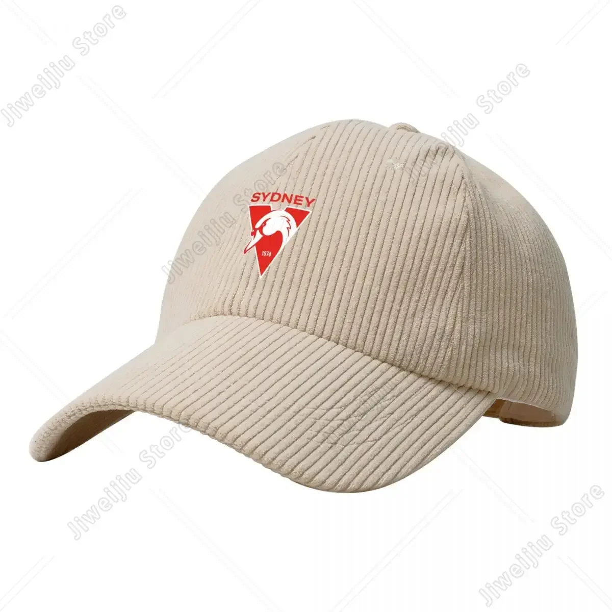 Sydney the Bloods Swans Haughty Swannies-\ts \t Corduroy Baseball Cap Snap Back Hat Mountaineering Women's Beach Outlet Men's