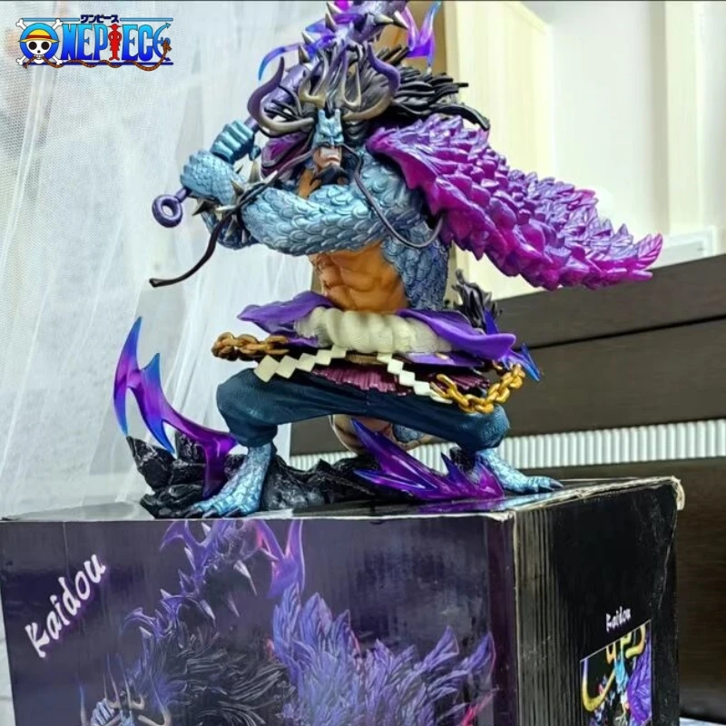 

27cm Anime One Piece Figurine LX Kaidou Four Emperors Figures Dragon Kaido Action Figure PVC Model Collection Statue Toys Gift