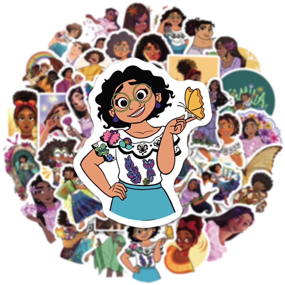 

10/30/50PCS Disney Cartoon Animation Encanto Cute Graffiti Stickers Children's Toy Gift Decoration Water Cup Phone Case Desk