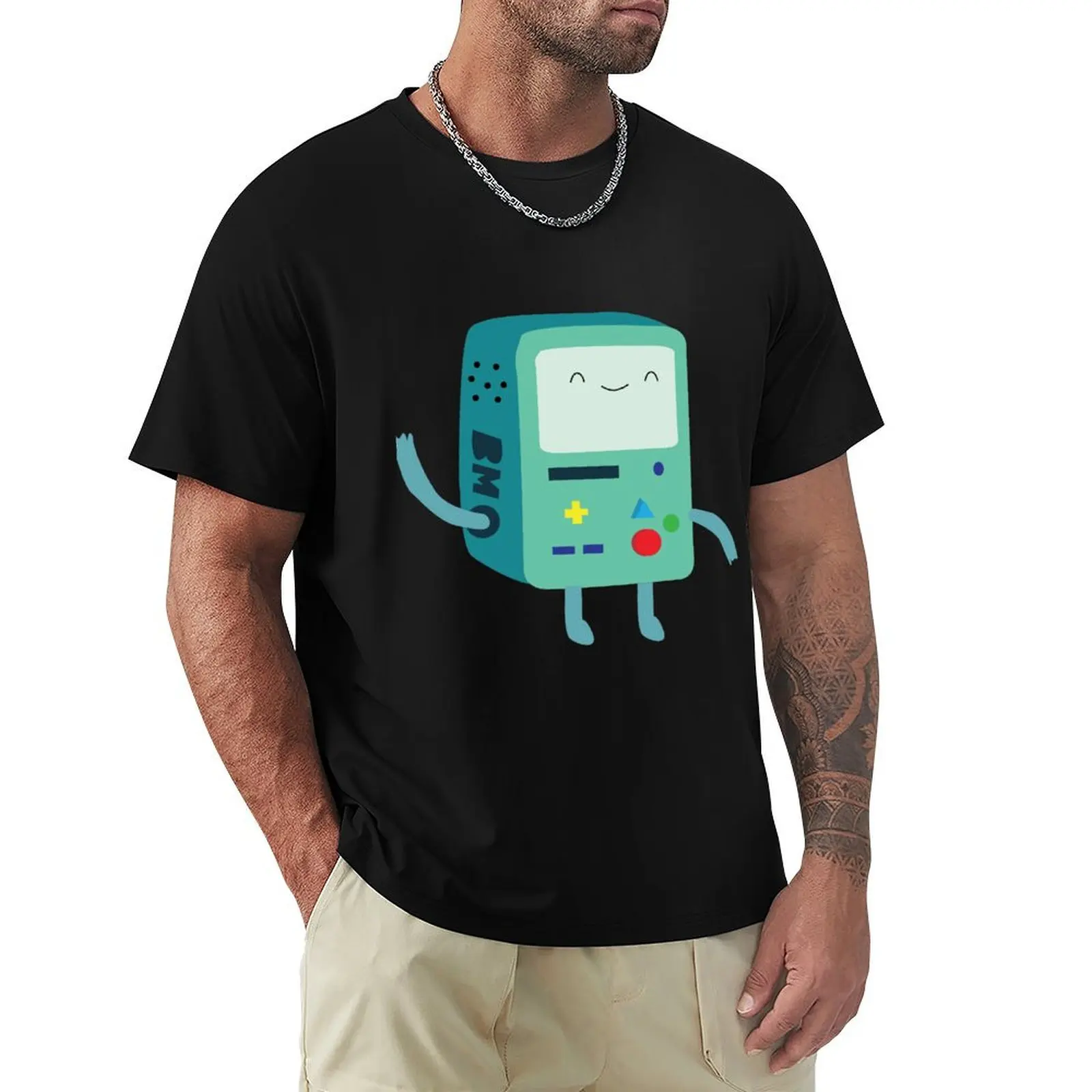 

Minimalistic BMO Adventure Time T-Shirt luxury t-shirt new gifts and t-shirts mens plain t shirts
