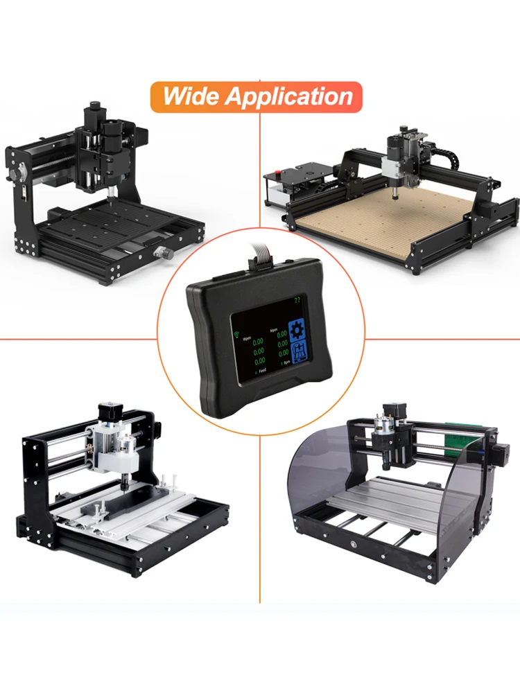 28 inch LCD Display GRBL Offline Controller ESP 32bits Touchscreen With Wifi For CNC Router Cutting Laser Engraving Machine