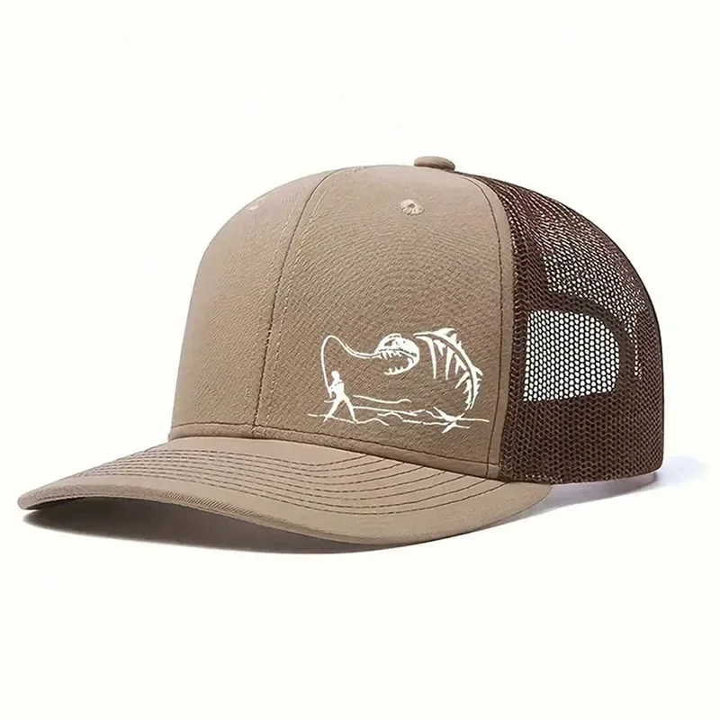 Neue Mode Richardson 122, Micro Gebogene Trucker Cap Angeln Gedruckt Sommer Mesh Atmungsaktive Baseball Caps Outdoor Gorras Hombre – Detail 4