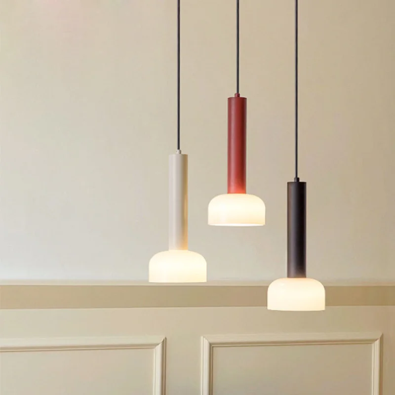 

Italian long Pendant light Minimalist Bedside Nordic Multi Colors design lamp replica Bar Living Room kitchen dining bar light