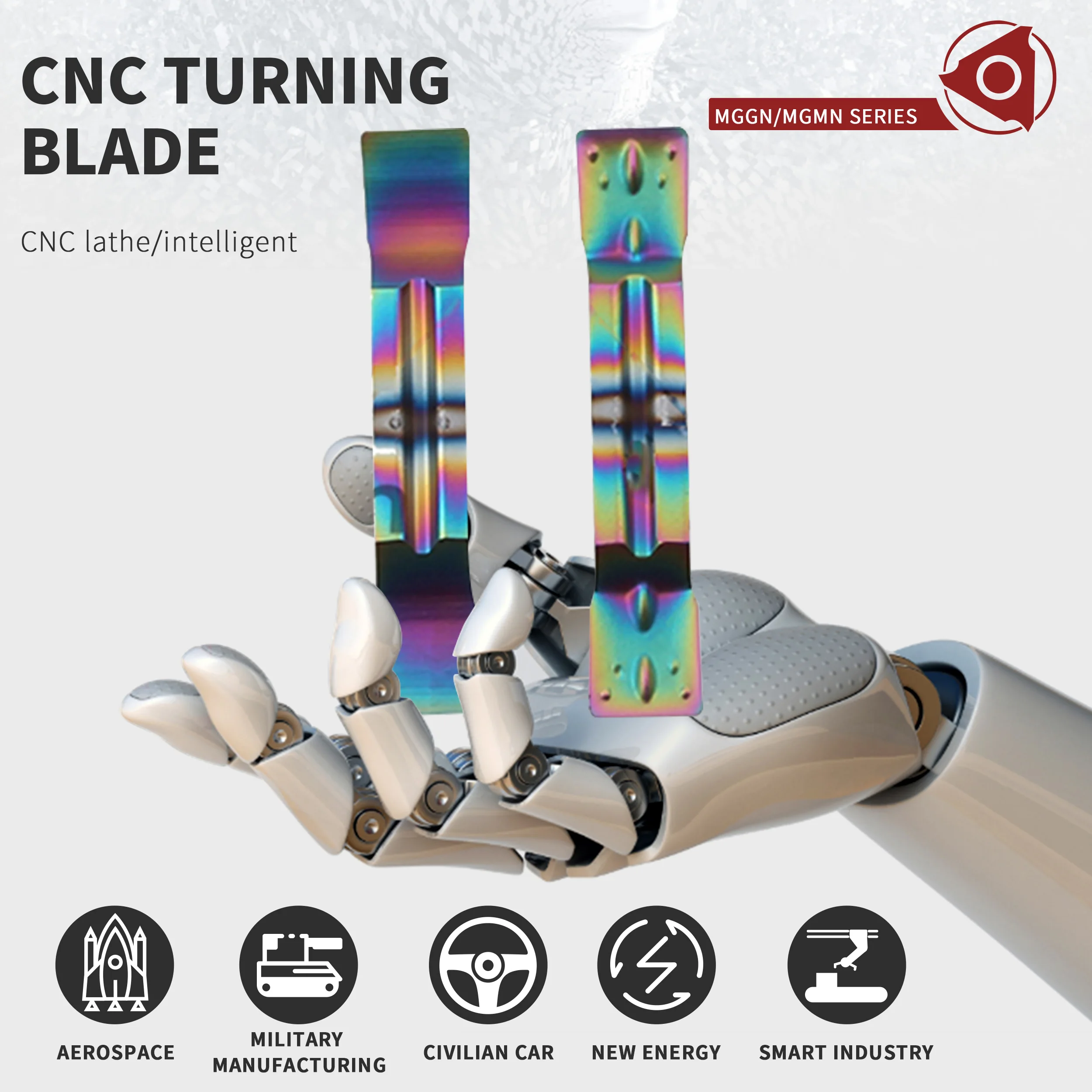 MGMN200-G 250-G 300-M Nhôm Màu Grooving Dạng MGGN200/250/300-JM Tiện Bằng Máy CNC Dụng Cụ Chế Biến Cao Cấp Grooving Miếng Lót