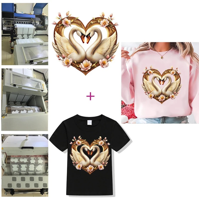 การ์ตูน Iron Transfer สติกเกอร์, ถ้วยน้ําชา Raccoon Fox นกฮูกหมี, DIY ล้างทําความสะอาดได้ความร้อน, พิมพ์แจ็คเก็ตอุปกรณ์เสริม, เสื้อผ้า Patch