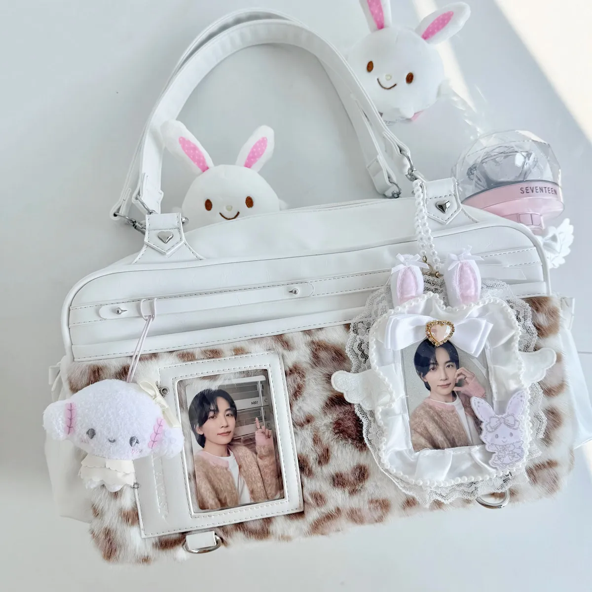 Original Leopard Print Commuter Subculture Y2k Shoulder Bag Spice Girl  Star Chasing Offline Concert Uniform Ltta Bag for Women