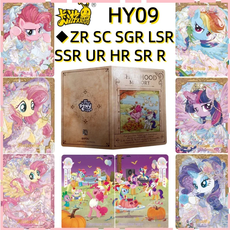 

KAYOU New My Little Pony Friendship Forever Card Huiyue Pack 9, европейский ретро-стиль, Ultimate Fantasy Card, периферийные устройства в стиле аниме, подарок