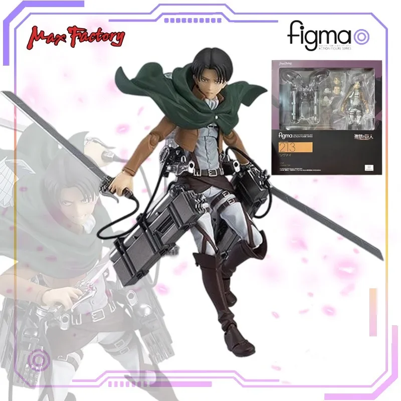 Max Factory Original Figma Series Attack on Titan # 213 Liweil/Alvin Smith Restore Character Movable Toy Knight Collection Gift