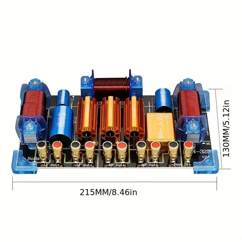 Crossover 3 vie passivo divisore di frequenza a 2 vie altoparlanti professionali da 15 pollici accessori per Dj altoparlante potenti punte della