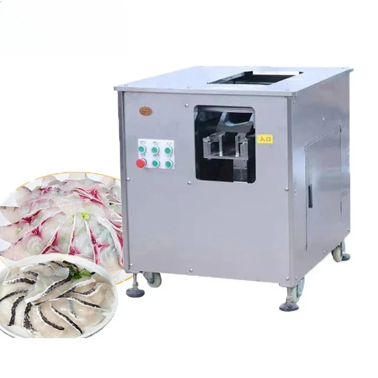 Fish Fillet Cutter Machine Beef Tripe Slicer Machine Hairtail Fish Processing Machine Fish Salmon Slicing Meat Cutter