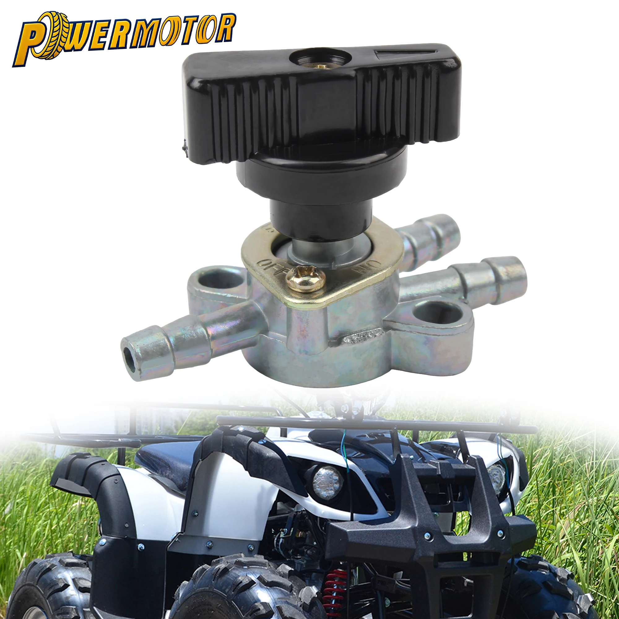 

Motorcycle 3 Way Fuel Tank Tap Pocket Cock Valve Switch For E-Ton Lightning 50 40cc 50cc 90cc For Polaris ATV Dirt Pit Bike