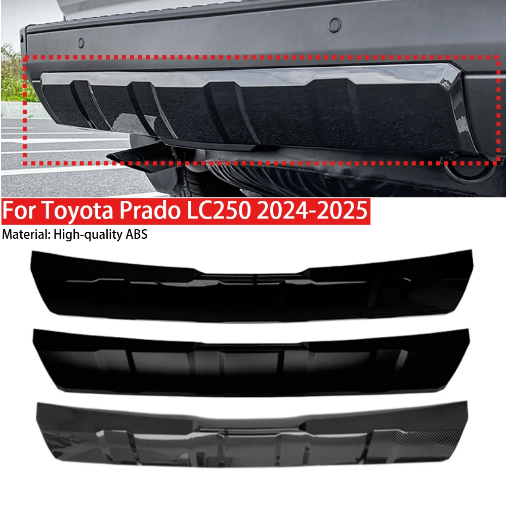 

Задний бампер, сплиттер, спойлер, защита багажника, нижняя защита, накладка для Toyota Prado LC250 2024-2025