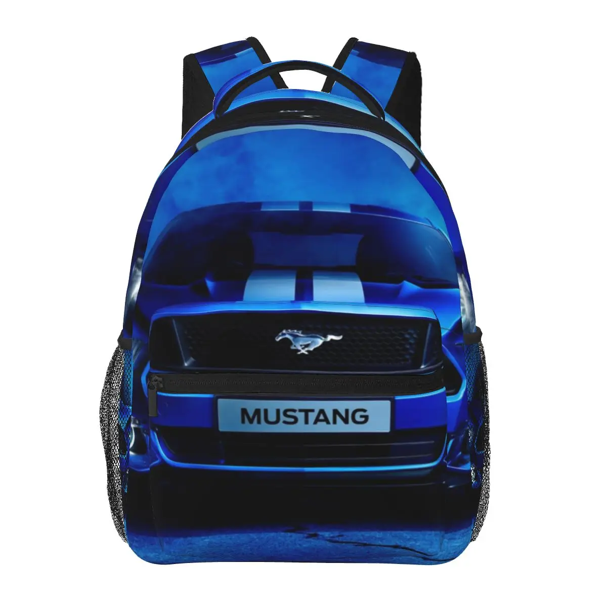 Ford Mustang Backpacks Boys Girls Bookbag Children School Bags Cartoon Travel Rucksack Shoulder Bag Large Capacity