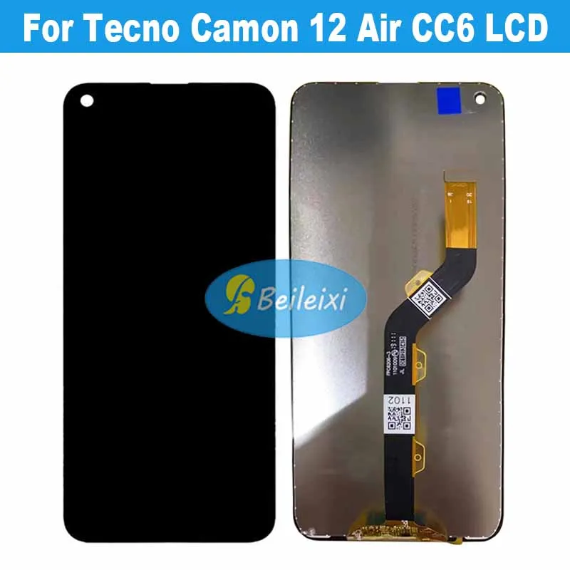 

For Tecno Camon 12 Air CC6 LCD Display Touch Screen Digitizer Assembly