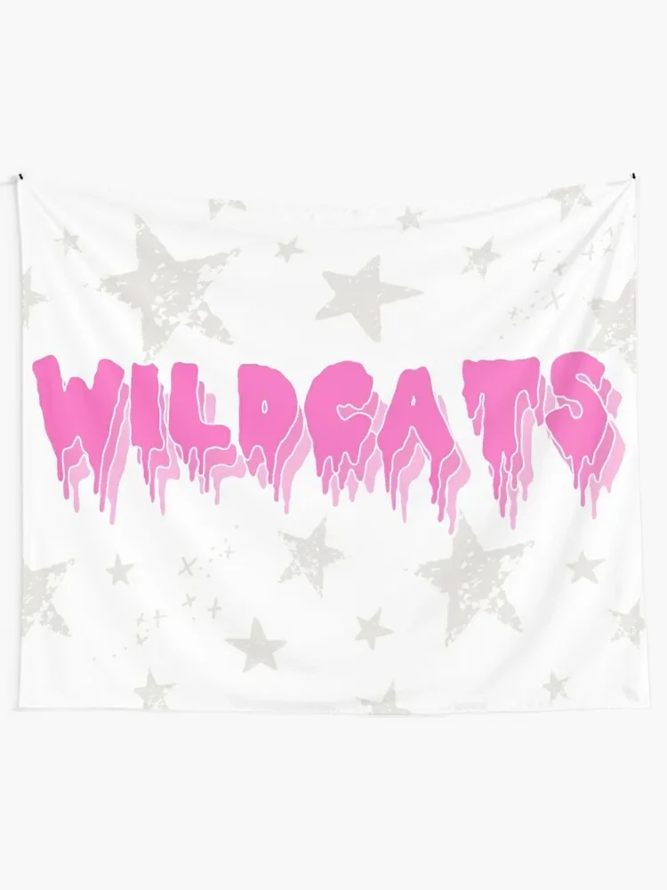 wildcats drip pink Tapestry Aesthetics For Room Decoration Aesthetic Tapestry