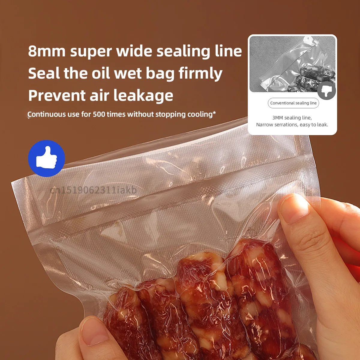 MAGIC SEAL-Machine à sceller sous vide 2 en 1, commerciale, refroidie par air, machine d\'emballage automatique, MS300, pour tous les sacs