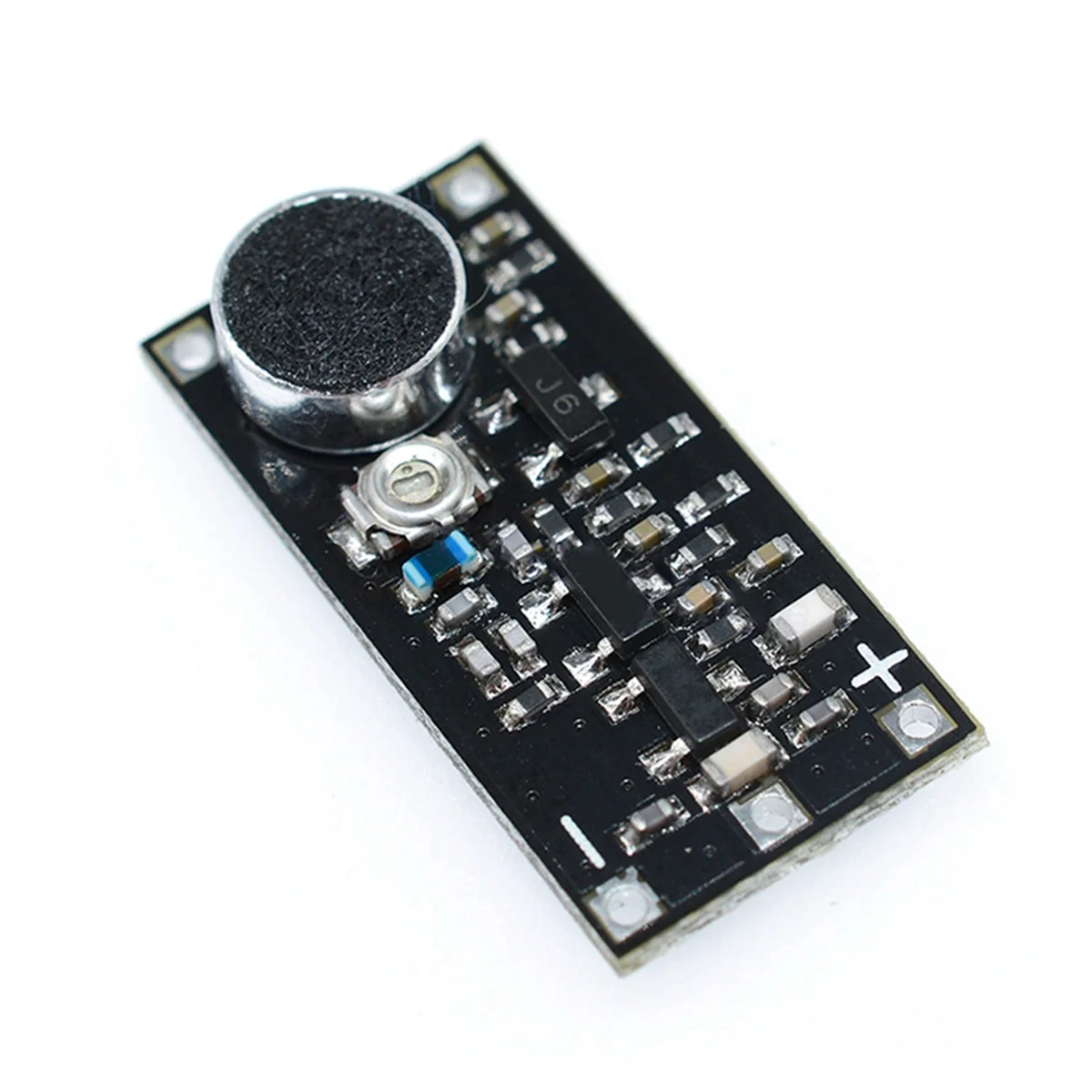 QA88X 88-115MHz FM Wireless Microphone Surveillance Transmitter Module Board Adjustable Capacitor DC 2V 9V 9mA Voltage