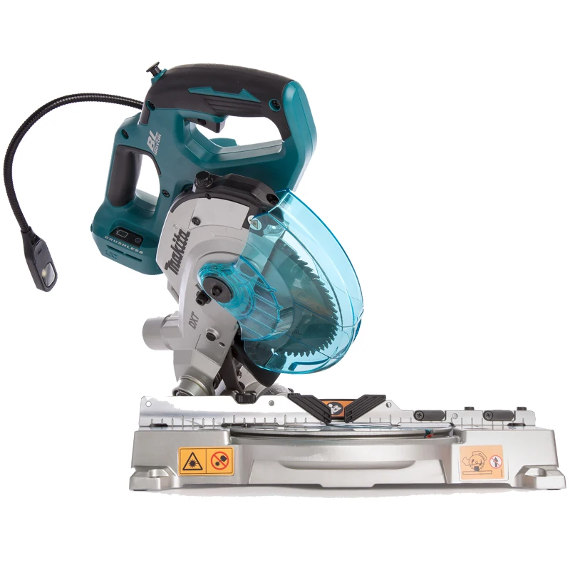 Makita DLS600Z 18V LXT Compact Brushless Cordless 165mm Mitre Saw High Cutting Performance Automatic Torque Drive Power Tool