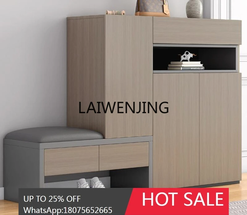 

customized shoe cabinet, simple and modern door-to-door storage integrated cabinet