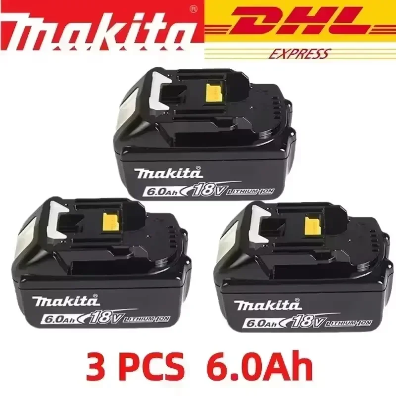 100% Original Makita 18V Akku BL1850B BL1850 BL1860 BL1830 BL1815 BL1840 LXT400 6,0Ah für Makita 18V Batterien